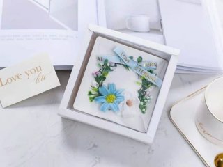 1Set Blue Artificial Flower Mother's Day Valentine's Day Gift 1Set Blue Artificial Flower Mother's Day Valentine's Day Gift