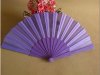 10Pcs New Plain Purple Folding Hand Fans Wedding Favor 10Pcs New Plain Purple Folding Hand Fans Wedding Favor