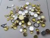 215.5Gram Golden Color Flatback Rhinestones Retail Package