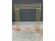 1X Golden Heavy Duty Large Square Wedding Arch Backdrop