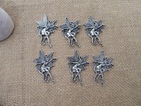 50Pcs New Dancing Fairy Beads Charms Pendants Jewellery Findings