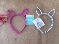 24Pcs Plastic Bunny Headband Hair Band Hair Hoop Party Favor