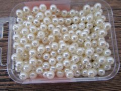 5000Pcs Dark Ivory Round Simulate Pearl Loose Beads 6mm 5000Pcs Dark Ivory Round Simulate Pearl Loose Beads 6mm