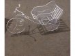 1Set Vintage Tricycle Bicycle Flower Plant Display Stand Holder