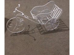 (image for) 1Set Vintage Tricycle Bicycle Flower Plant Display Stand Holder