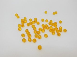 4200 Orange Faceted Round Beads Jewellery Finding 6mm