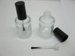 (image for) 10x20Sets Empty Round Glass Nail Polish Bottle 5ml