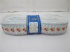 5Roll X 19m Blue Edge Red Flower Lace Ribbon Trim