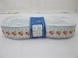 (image for) 5Roll X 19m Blue Edge Red Flower Lace Ribbon Trim