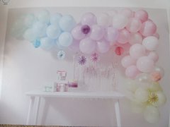 (image for) 1Set 90Pcs Pastels Embellished Mega Garland Back Drop Arch Kit P