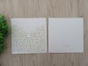 10Pcs New White Wedding Invitation Lazer Hollow Butterfly