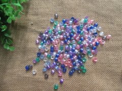 (image for) 3Packs x 390cs Barrel Pony Beads Loose Bead 8mm Mixed