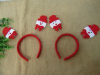 12Pcs Christmas Headband Decorations Snowman Hair Band Child Kid