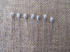 24Packets X 50Pcs Pearl Diamante Pin Wedding Bouquet Corsage Flo