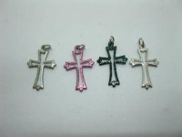 120 Metal Cross Pendants Jewelery Finding Wholesale