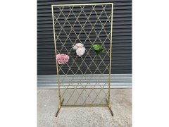 (image for) 1Set Golden Candle Wall 72 Candle Holder Backdrop Wedding Party