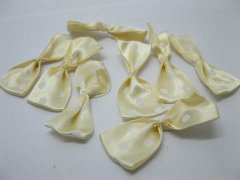 500X Ivory Bowknot Bow Tie Decorative Embellishments