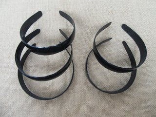 1Pc DIY Shiny Black Headbands Hair Clips Hair Hoop with Teeth