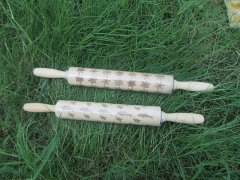 1Pc Wooden Embossing Rolling Pin Baking Biscuit Cookies Cake Rol 1Pc Wooden Embossing Rolling Pin Baking Biscuit Cookies Cake Rol