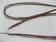 100 Coffee Multi-stranded Waxen Strings For Necklace (image for) 100 Coffee Multi-stranded Waxen Strings For Necklace
