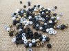 250G Round Wooden Spacer Beads DIY Jewellery Crafts 6mm Mixed Co