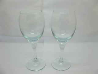 1Boxes X 6pcs Clear Red Wine Glass 18cm High