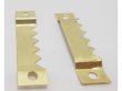 (image for) 2x50Pcs Golden Plated No Nail Sawtooth Picture Hangers 55x12mm