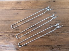(image for) 10Pcs Metal Grid Wall Bracket Peg Display Hooks Board Hardware