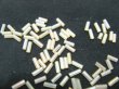 (image for) 500gram Light Yellow Bugles Glass Tube Beads ch-be286
