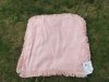 1Pair (2Pcs) Pink Plain Linen Cushion Covers Throw Pillow Cases