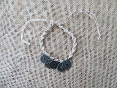 12Pcs Hemp Knitted Bracelet with Chinese Fengshui Coins 28.5cm L 12Pcs Hemp Knitted Bracelet with Chinese Fengshui Coins 28.5cm L