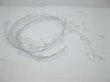 4X Clear Acrylic Beaded Floral Beaded Garland Branch - Teardrop (image for) 4X Clear Acrylic Beaded Floral Beaded Garland Branch - Teardrop