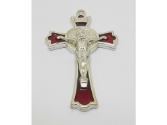 (image for) 10X Enamel Red Charm Cross Pendant Jewellery Finding 7.7x4.6x1cm