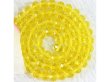 (image for) 10Strand x 82Pcs Yellow Rondelle Faceted Crystal Beads 6mm