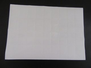 100Sheets X 36Pcs Blank Self Adhesive Paper Label Stickers