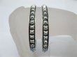 (image for) 22X Metal Black Punk Bangle Bracelets