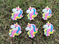 (image for) 50Pcs Cute Unicorn Holder for Reflective Magic Ruler Slap Band
