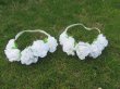 1Pc Elastic Rose Flower Forehead Garland Headpiece Hair Band (image for) 1Pc Elastic Rose Flower Forehead Garland Headpiece Hair Band