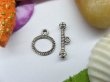 (image for) 50sets Metal Oval Toggle Clasp yw-ac-tc82