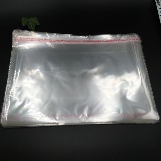 1000 Clear Self-Adhesive Seal Plastic Bag 14x16cm - Click Image to Close