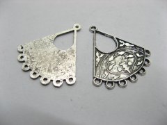 (image for) 100 Metal Fan Earring Connector Finding ac-pe237