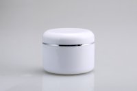10Pcs Cosmetic Cream Makeup Bottle Storage Container 100g White