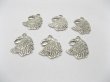 (image for) 100 Charms Metal Eagle Head Jewellery Pendants