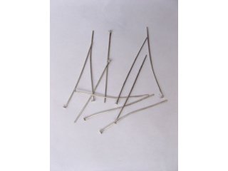 500gram Nickel Plated 24mm Head Pins Jewelry Finding