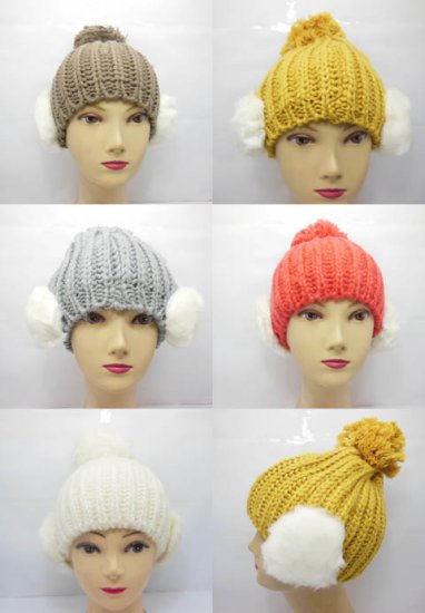 5X New Fashion Caddice Crochet Hat Mixed Color - Click Image to Close