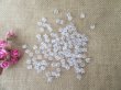 250g (1140Pcs) Clear Faceted Cube Beads Jewellery Findings 8mm