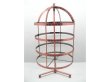 1X New 4 Tiers Revolving 96 Pairs Earring Display Holder (image for) 1X New 4 Tiers Revolving 96 Pairs Earring Display Holder