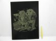 (image for) 4X New Golden Foil Engraving Art Kits - Dogs