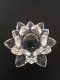 1X Stunning Clear Crystal Lotus Flower Art Deco 10x5.2x4.5cm