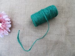6Pcs x 54M Green Jute Twine Burlap Rope Hemp Cord Floristry Etc 6Pcs x 54M Green Jute Twine Burlap Rope Hemp Cord Floristry Etc